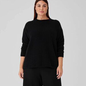Cashmere Silk Bliss Crew Neck, size L